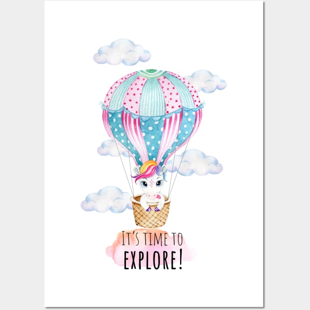 It's time to explore! Wall Art by Simple Wishes Art